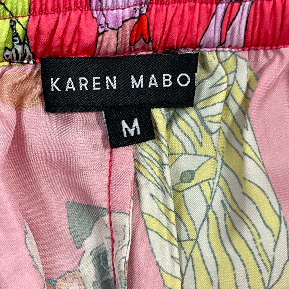 Karen Mabon Pink Dog Print Pajama Top - Picture 10 of 11